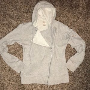 Women’s medium Monroe cross body zip gray jacket